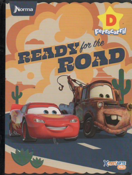 Cuaderno Ferrocarril tipo D 100 hojas Cars Ready for the road