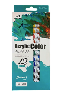 ACRILICO BOMEGA X 12 B9112A