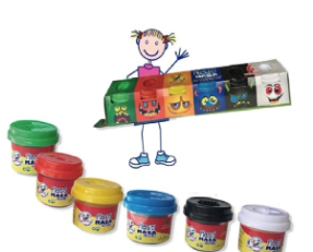 Masa moldeable mi trensito x 6