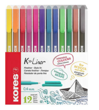 MICROPUNTA KORES SURTIDO X 12