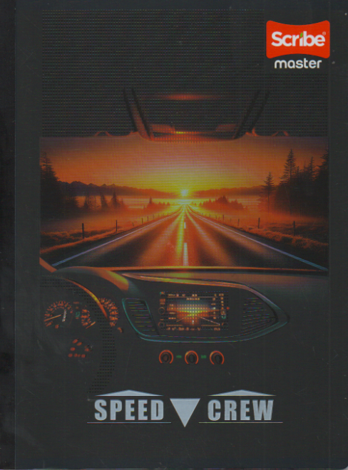 Cuaderno cosido cuadriculado niño x 50 hojas Speed crew