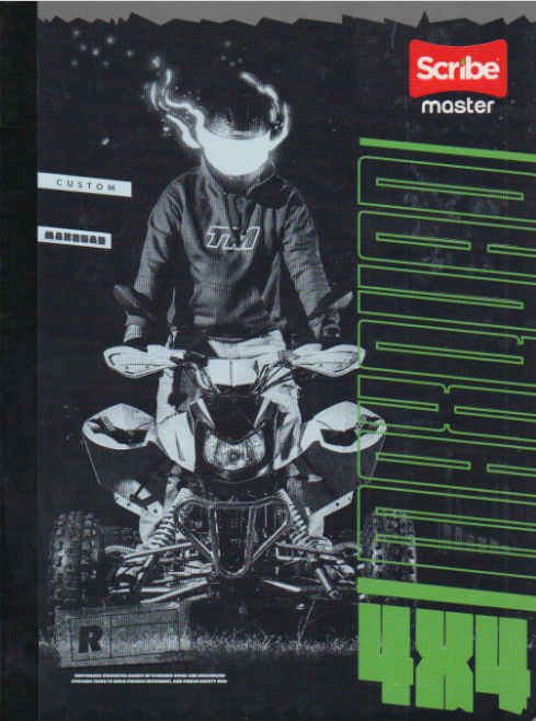 Cuaderno cosido cuadriculado niño x 50 hojas Maxsquad