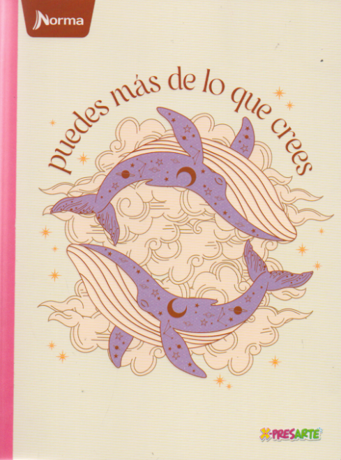 Cuaderno cosido cuadriculado niña x 100 Puedes más de lo que crees