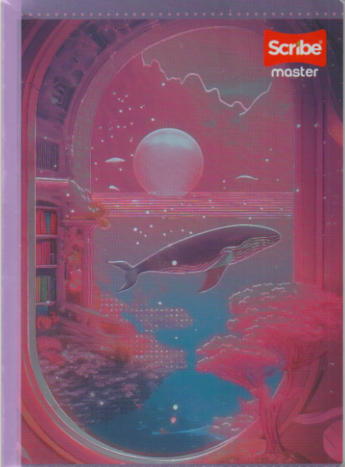 Cuaderno cosido cuadriculado niña x 100 Ballena