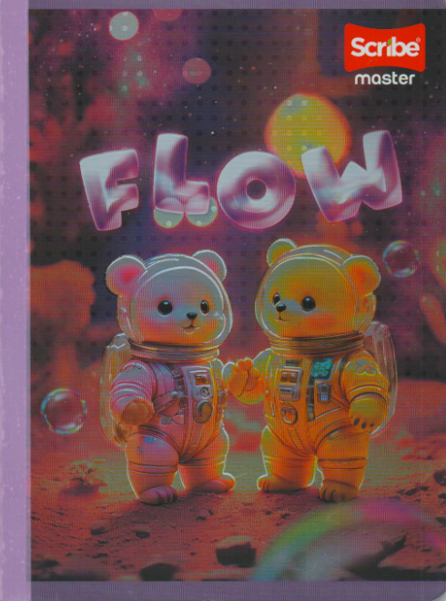 Cuaderno cosido cuadriculado niña x 50 Flow