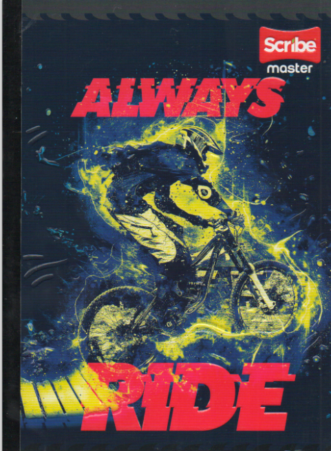 Cuaderno cosido cuadriculado niño x 100 hojas Always ride
