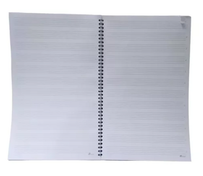 Cuaderno pentagramado profesional argollado x 50 hojas