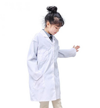 Bata de laboratorio blanca poliester