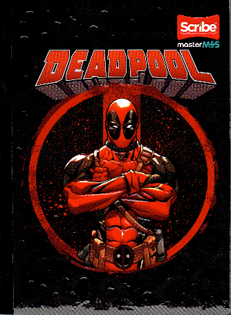 Cuaderno cuadriculado niño 50 hojas Dead pool