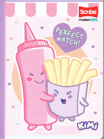Cuaderno niña ferrocarril 100 hojas kimi Perfect match