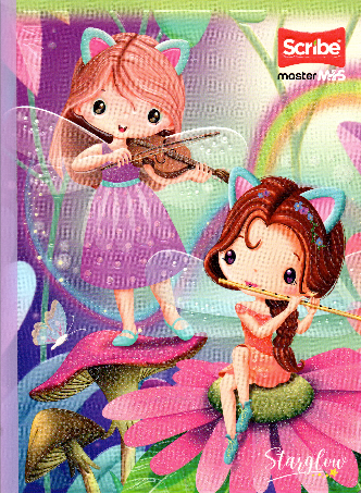 Cuaderno niña ferrocarril 100 hojas Starglow