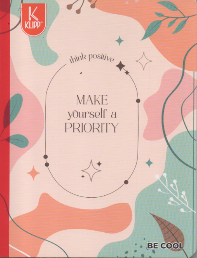 Cuaderno cosido ferrocarril niña x 100 hojas Make your self a priority