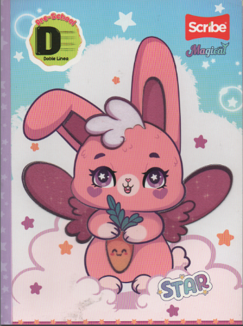 Cuaderno Ferrocarril tipo D 100 hojas Magical Star