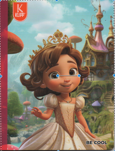 Cuaderno cosido cuadriculado niña x 50 hojas Life is magical