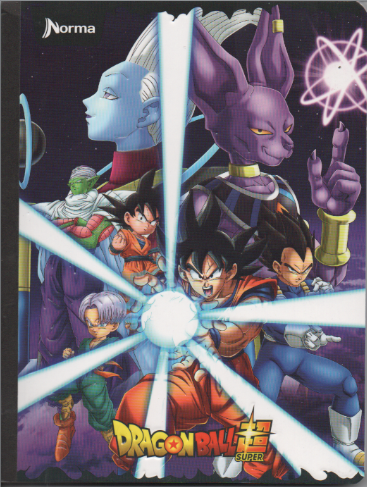 Cuaderno niño cosido ferrocarril 100 hojas Dragon ball