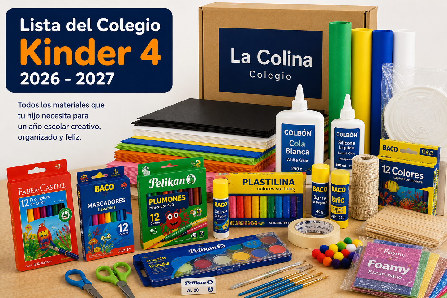 Paquete Colegio Kinder 4