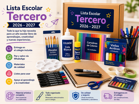 Paquete Colegio Tercero