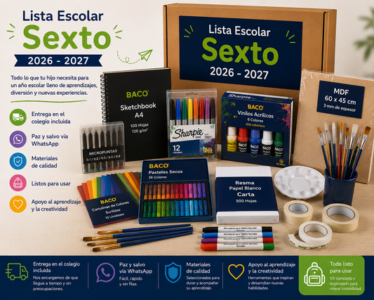 Paquete Colegio Sexto