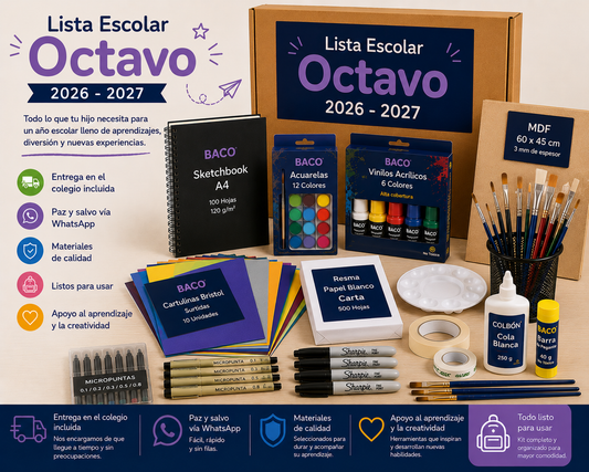 Paquete Colegio Octavo