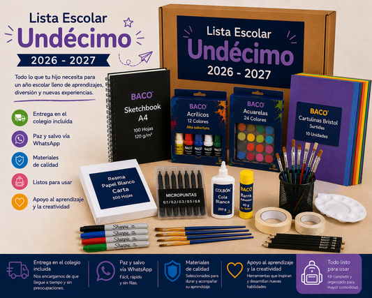 Paquete Colegio Undecimo