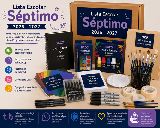 Paquete Colegio Septimo