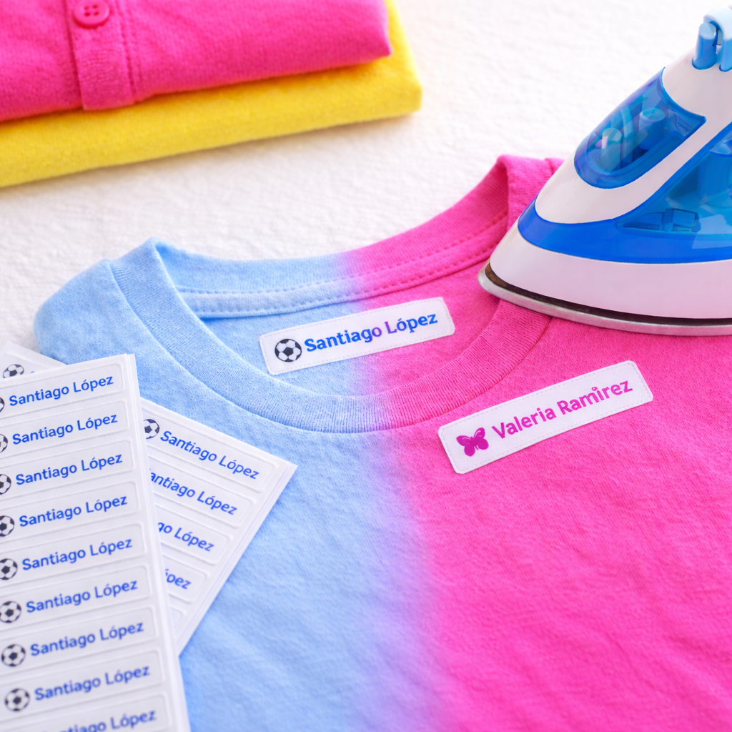 Etiqueta termoadhesiva para ropa x 50 unidades 5 x2,5 cm -