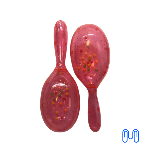 Maracas plásticas
