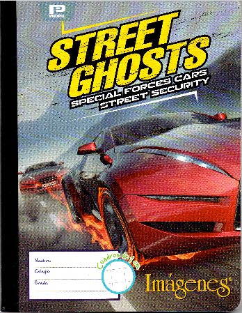 Cuaderno cuadros tipo b niño Norma 100 hojas STREET GHOST