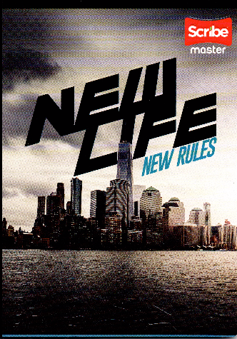 Cuaderno niño cuadriculado 50 hojas NEW LIFE NEW RULES