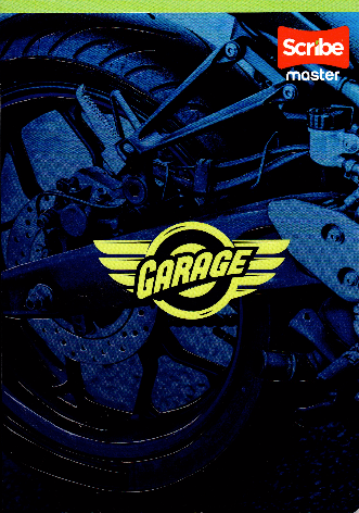 Cuaderno niño cuadriculado 50 hojas GARAGE