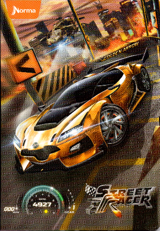Cuaderno ferrocaril niño Norma 50 hojas STREET RACER