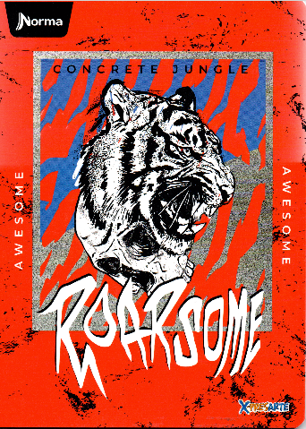 Cuaderno niño cuadriculado 50 hojas ROAR SOME