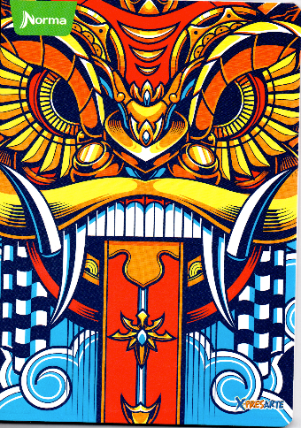 Cuaderno niño cuadriculado 50 hojas DRAGON COLORES
