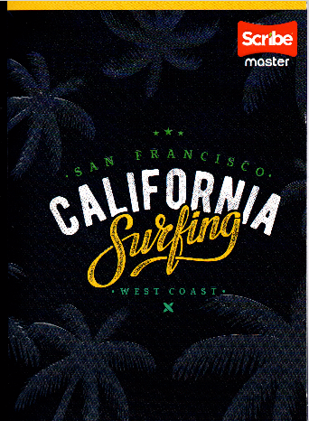 Cuaderno cuadriculado niño Norma 50 hojas CALIFORNIA SURFING