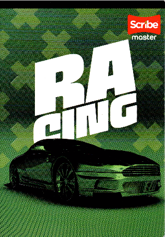 Cuaderno niño cuadriculado 50 hojas RACING