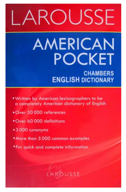 Diccionario Inglés American Pocket Chambers English Dictionary Larousse