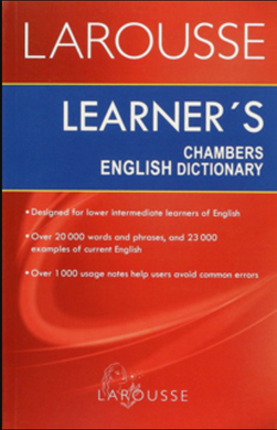 Diccionario Inglés Learner's Chambers English Dictionary  N.E. Larousse