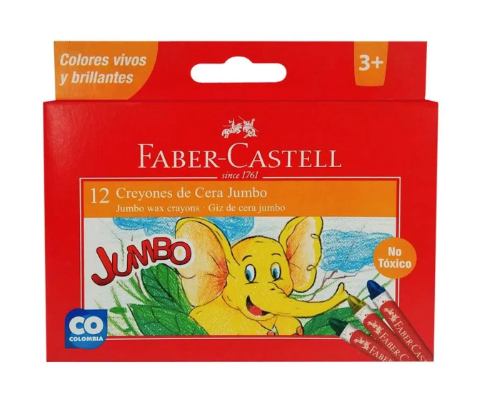 Crayola /Creyon / Crayon Faber jumbo x 12