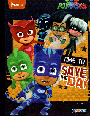 Cuaderno niño RAYADO 50 hojas TIME TO SAVE THE DAY