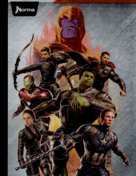 Cuaderno niño RAYADO 50 hojas THANOS