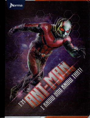Cuaderno niño RAYADO 50 hojas ANT MAN