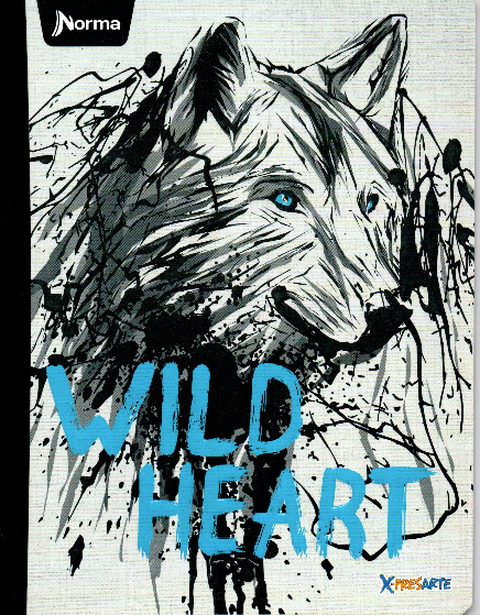 Cuaderno niño cuadriculdo 50 hojas WILD HEART