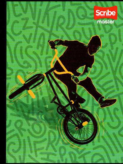 Cuaderno niño cuadriculado 100 hojas BICICROOS VERDE