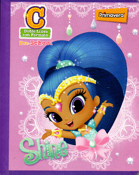 Cuaderno cuadritos tipo b 100 hojas SHINE