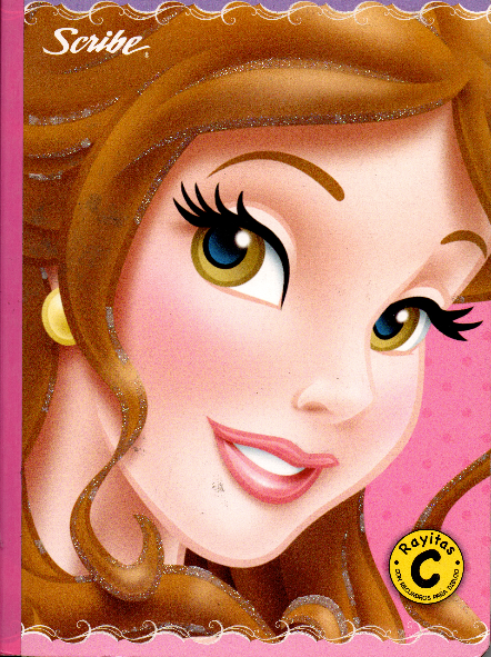 Cuaderno cuadritos tipo b 100 hojas PRINCESA