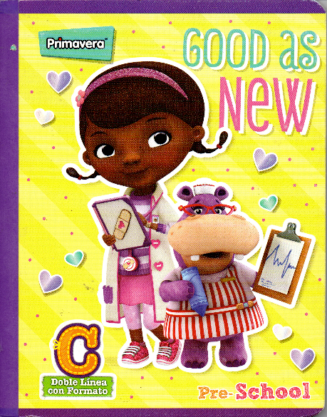 Cuaderno cuadritos tipo b 100 hojas GOOD AS NEW
