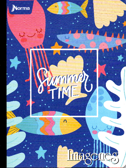Cuaderno niña cuadriculados 50 hojas SUMMER TIME
