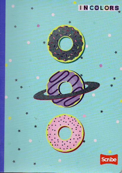 Cuaderno niña cuadriculados 50 hojas DONAS PLANETA
