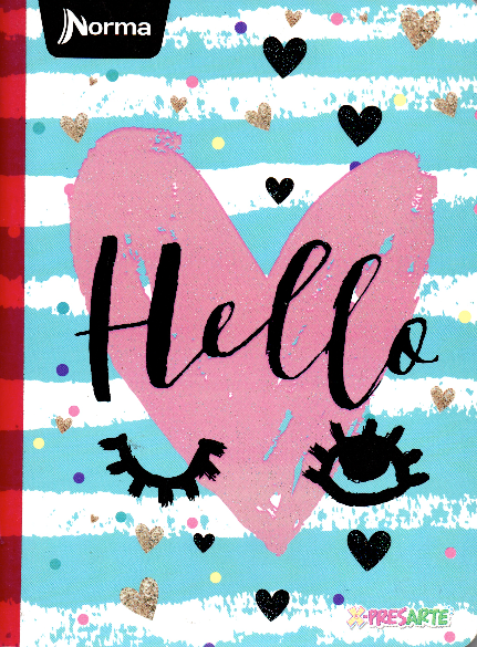 Cuaderno niña ferrocarril 100 hojas HELLO