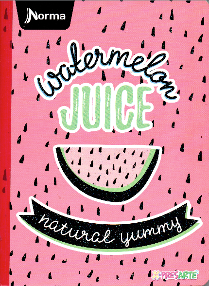 Cuaderno niña ferrocarril 100 hojas WATERMELON JUICE